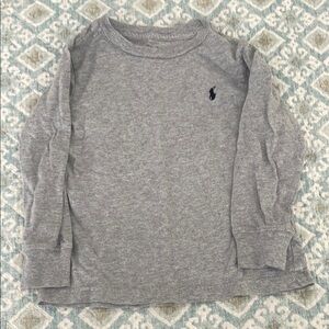 Polo Ralph Lauren Gray Long Sleeve Kids Shirt